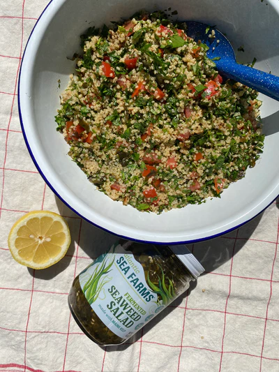 FERMENTED SEAWEED TABOULEH RECIPE BY LILY FEEDS YOU